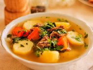 Рецепта Бистра курбан чорба от агнешко месо (супа)